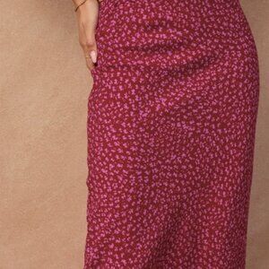 Wildflower Poise Lace Detail Pencil Skirt